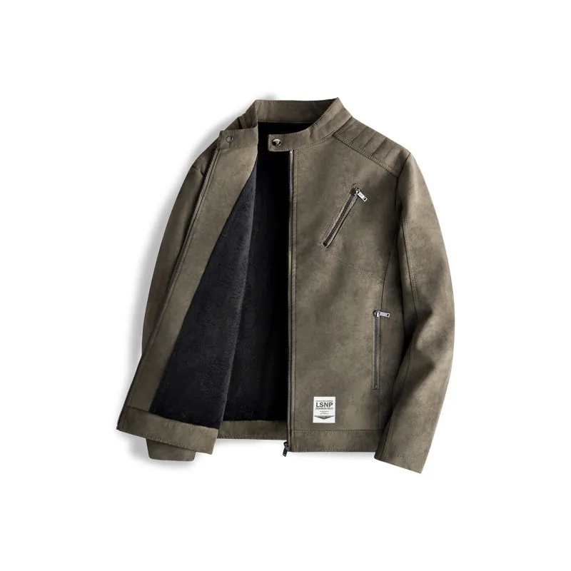 LISENPOK Leather Jackets Unisex-4