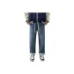 Dark Blue Thickened and Fleece-Lined