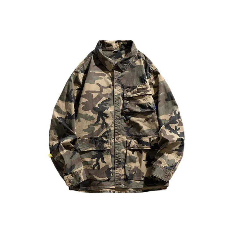 Yalu Jackets Coats Unisex Army Green-2