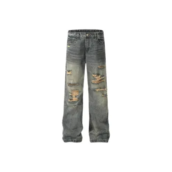 SZSX Jeans Unisex Blue