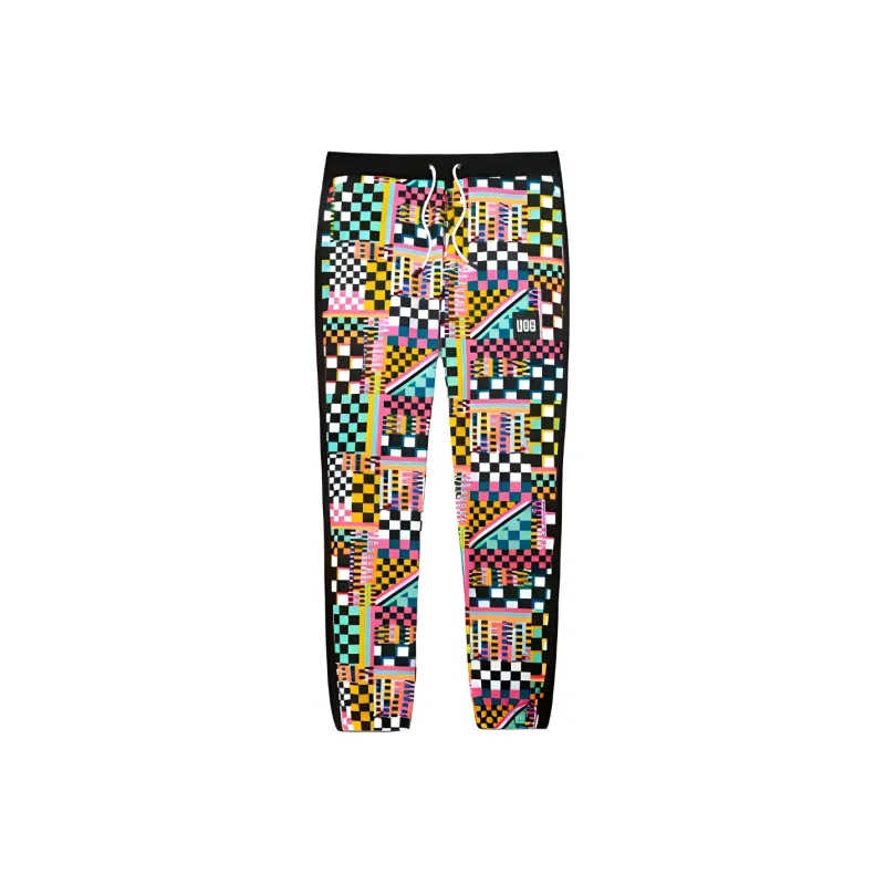 UGG Malachi Jogger Checks Knitted Sports Pants Men's Multicolor-0