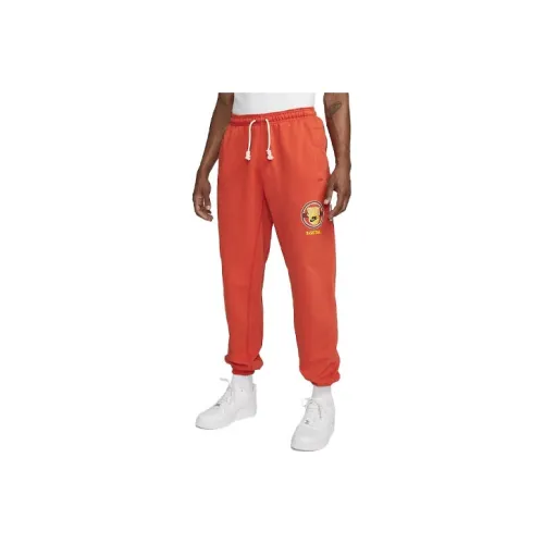 Nike Knitted Sweatpants Men Orange