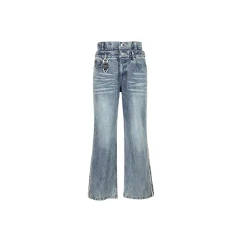 C2H4 Jeans Unisex Blue