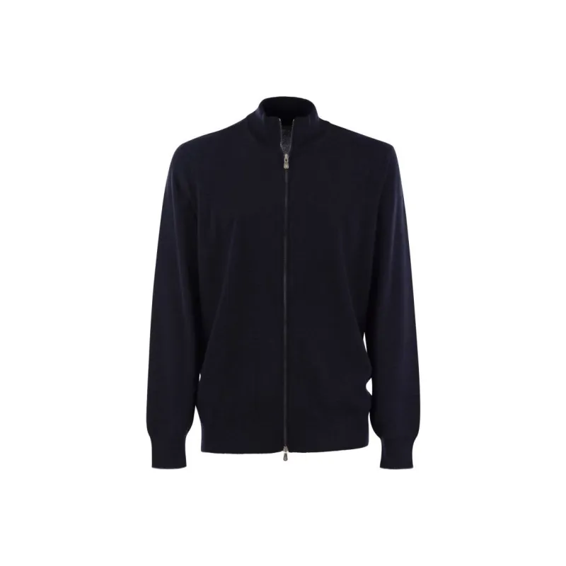 Brunello Cucinelli Zipped Knitted Cardigan-0