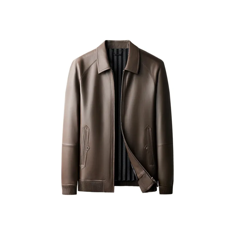 PIERRE CARDIN Leather Jacket Men's-6