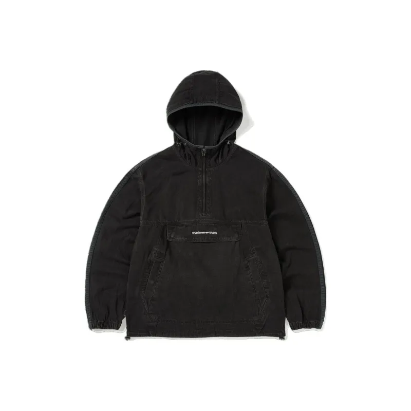 Thisisneverthat Anorak Jacket Unisex Black-0