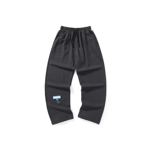 BIRDTALK Knitted Sweatpants Unisex Gray
