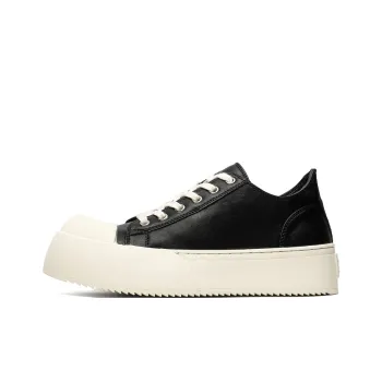 PLO CART Low Top Skateboard Shoes Unisex Black