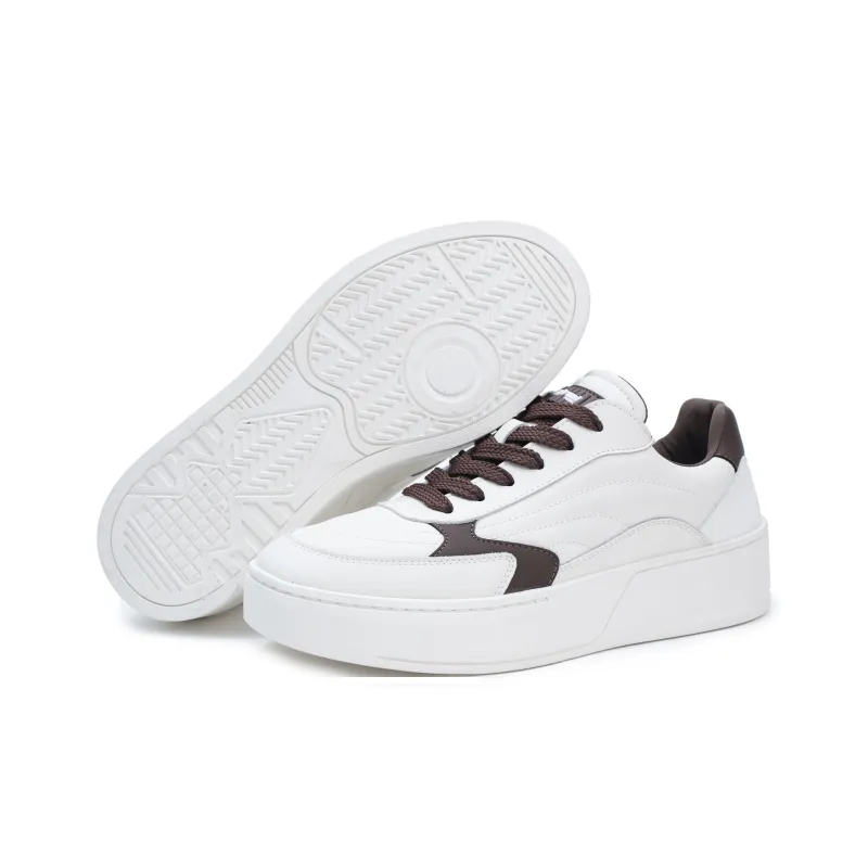 Rummaden Low Top Skateboard Shoes Men's White-5