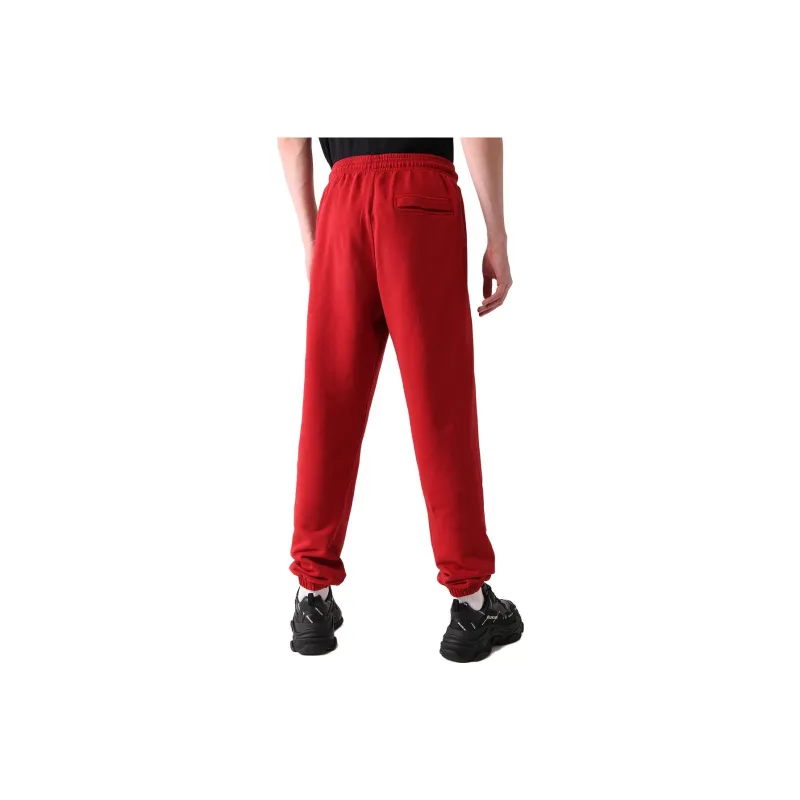 Marcelo Burlon Knitted Sweatpants Men Red-1