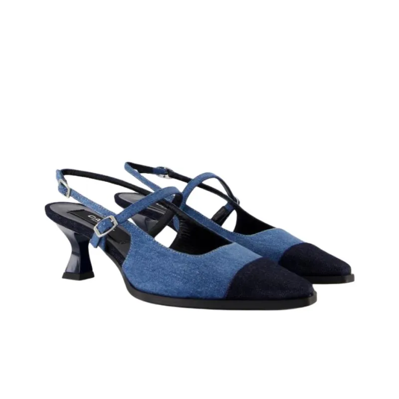 Carel Slim Heel High Heels 12.7cm Women's Blue-2