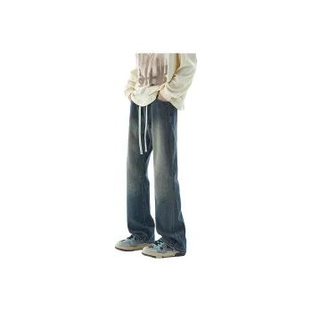 IJRJ Jeans Unisex Distressed Gray