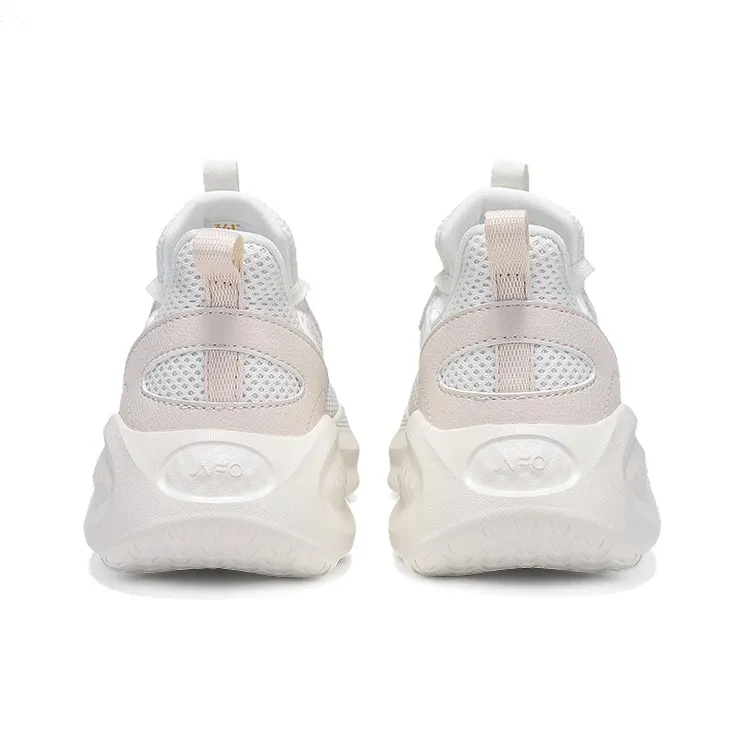 361° Cushioning, Breathable, Lightweight Low Top Casual Shoes Women's Feather White Lotus Seed White-4