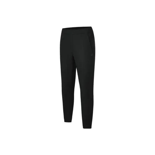 FILA Knitted Sweatpants Unisex Pitch Black