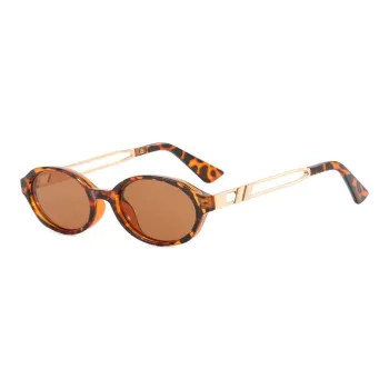 VERENA REINE PC Metal Oval Sunglasses Unisex
