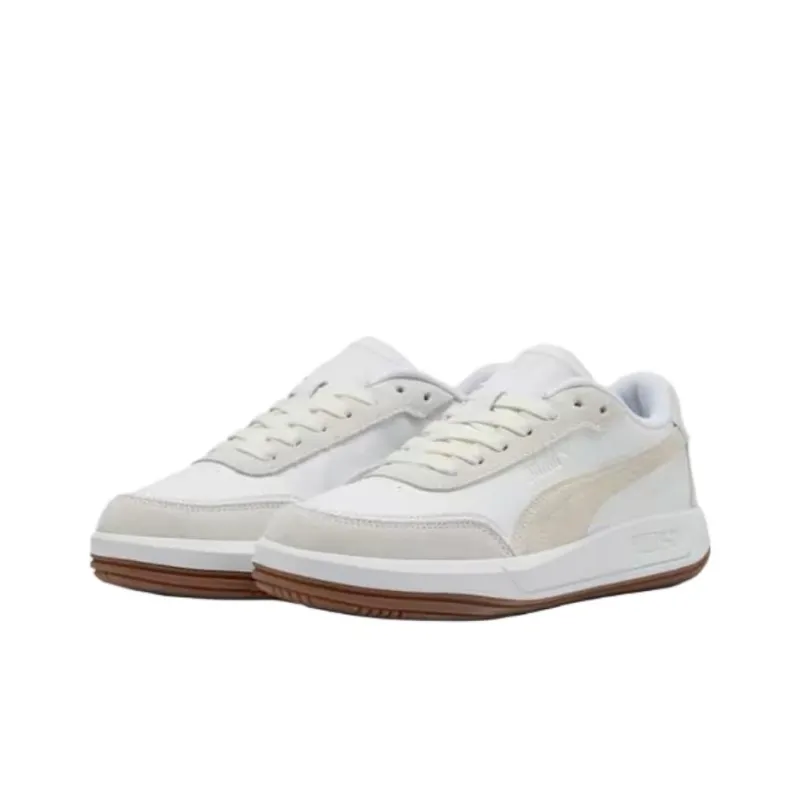PUMA Club Pearl Anti Slip Wear Resistant Low Top Skateboard Shoes Women's White-2