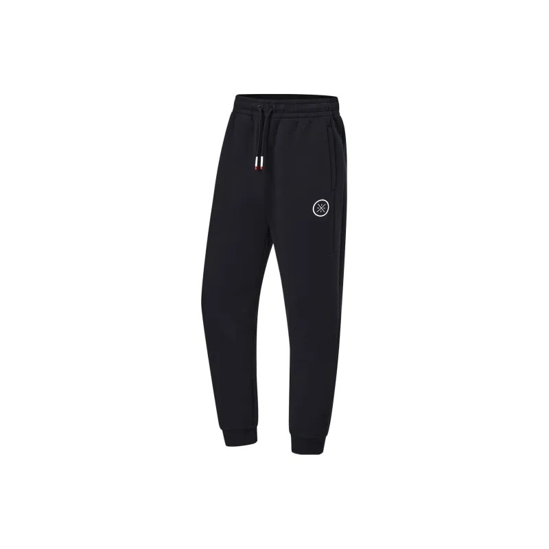 LiNing Knitted Sports Pants Men's Black-0
