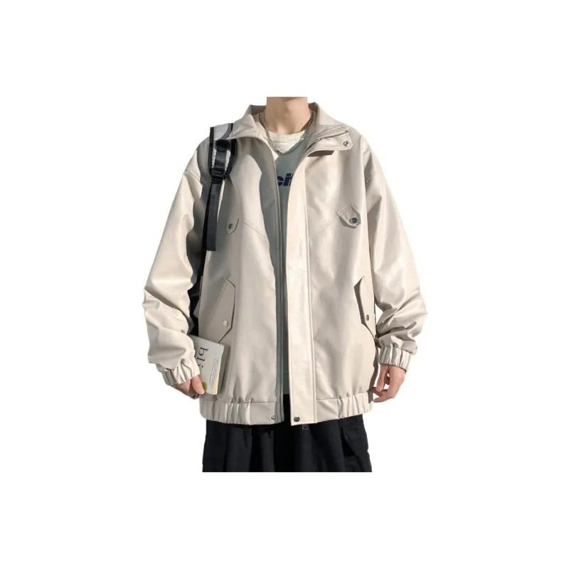 RAP PANDA Leather Jacket Unisex-0