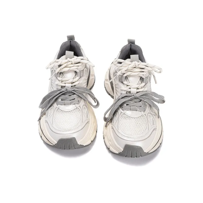 EXULL Q Balance Lightweight Height Increasing Low Top Chunky Sneakers Women's-4
