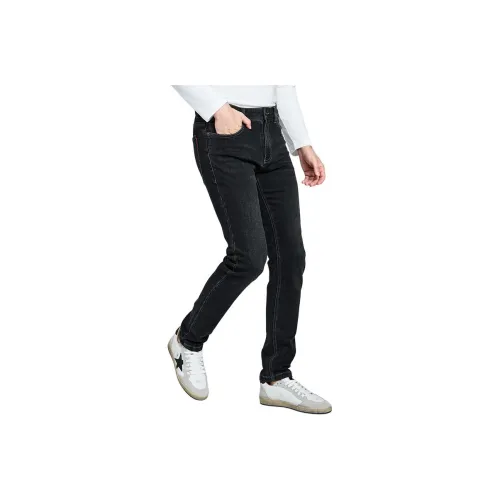 Dance With Wolves Jeans Men's Black Gray