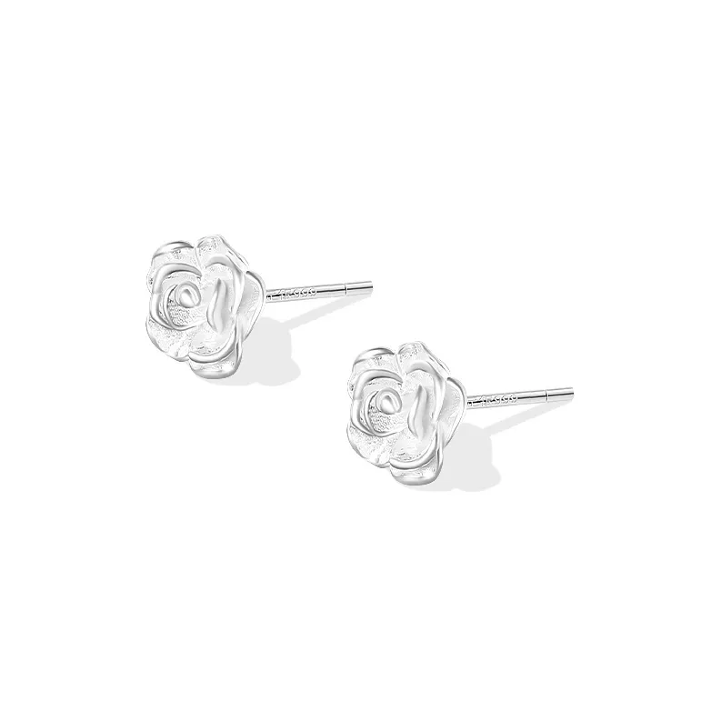 Daisy Dream 999 Fine Silver Needle Stud Earrings Women's-0