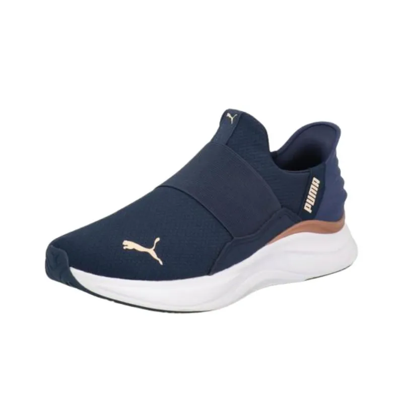 PUMA SOFTRIDE Harmony Cushioning, Wear Resistant Low Top Casual Shoes Unisex Blue-1