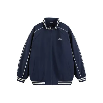 Warrior Huichao Riding The Wind Collection Jackets Coats Unisex Navy Blue