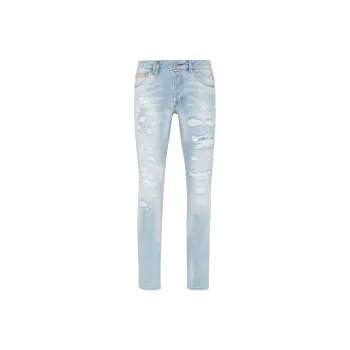 PHILIPP PLEIN Ripped Skinny Jeans