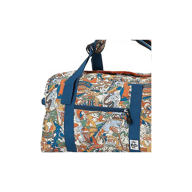 CHUMS Recycled Polyester Storage Bag, Luggage Bag, Handbag, Backpack Regular Unisex Multicolor-3
