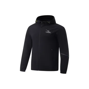 LiNing Fitness Series Trench Coat Men's Black