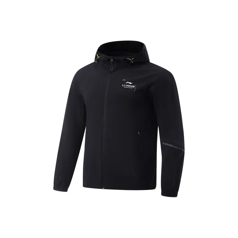 LiNing Fitness Series Trench Coat Men's Black-0