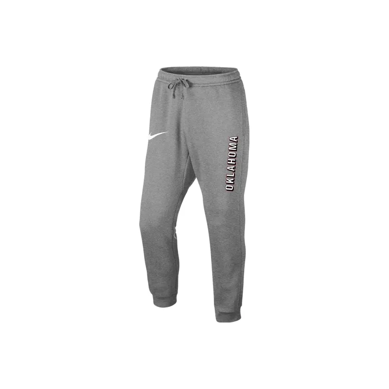 Nike Knitted Sweatpants Men Light Gray-0