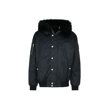 Moose Knuckles Denali Satin Bomber Jacket