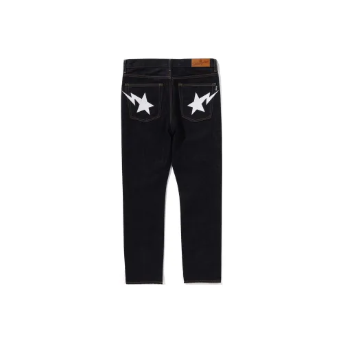 A BATHING APE Denim Collection Jeans Unisex