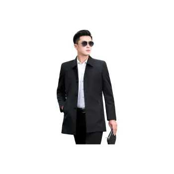 KAISER Trench Coats Men Black