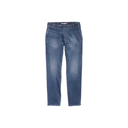 Tommy Hilfiger Seated Fit Straight Fit Jean Bottoms Dark Wash Jeans Men's Blue