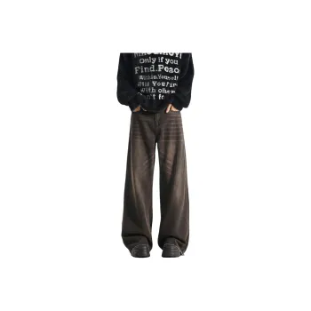 COMXZ Jeans Unisex Maillard Style Red