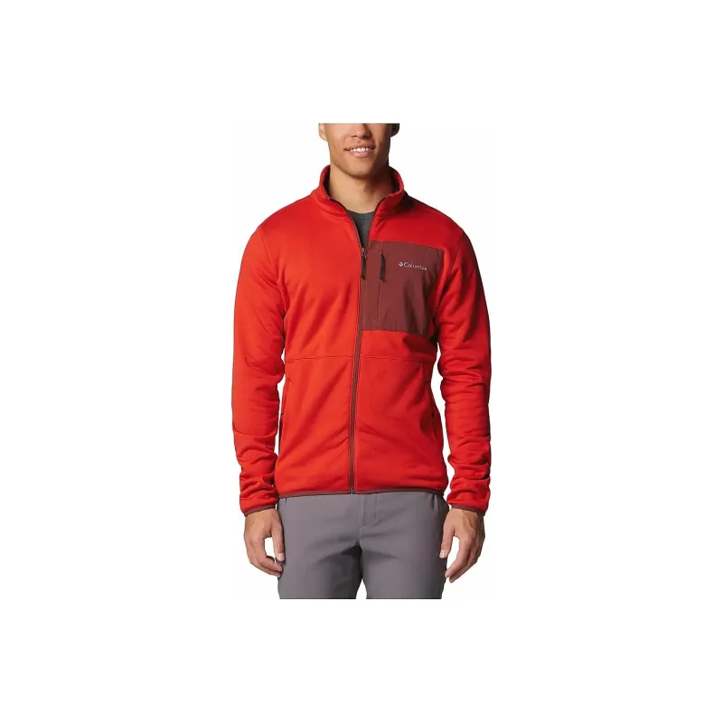 Columbia Hike Columbia Mens Orange Full Zip II Jackets Coats Men's Red-0