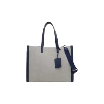 Ted Baker Canvas Bag, Tote Bag, Shopping Bag, Shoulder Bag Regular Women's Light Gray