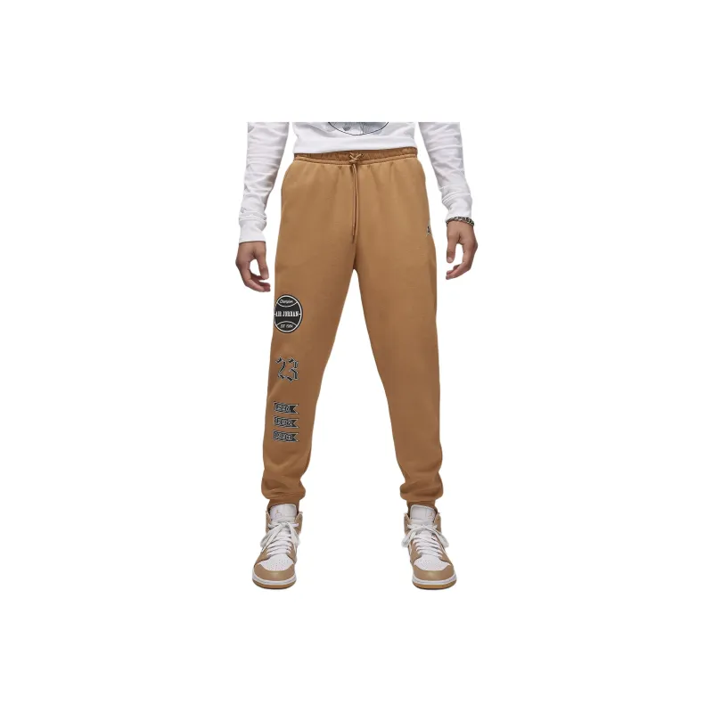 Jordan Essentials Knitted Sports Pants Men's Brown-0