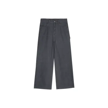 SIMPLE PROJECT Jeans Unisex Metallic Black