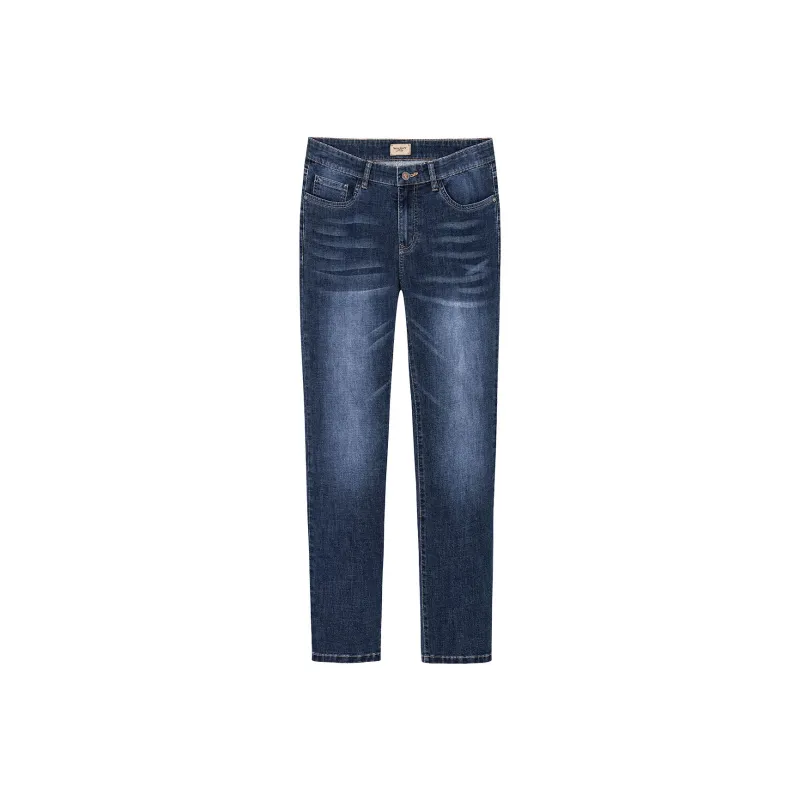 Dance With Wolves Jeans Men's Dark Blue-0