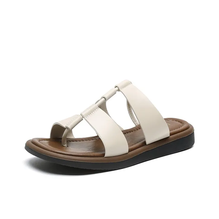 FIVE PLUS Rubber Sole Slip Resistant Slide Slippers Women's-1