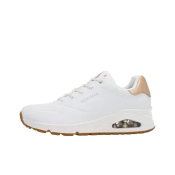 Skechers Uno Shimmer Away Low Top Casual Shoes Women's White