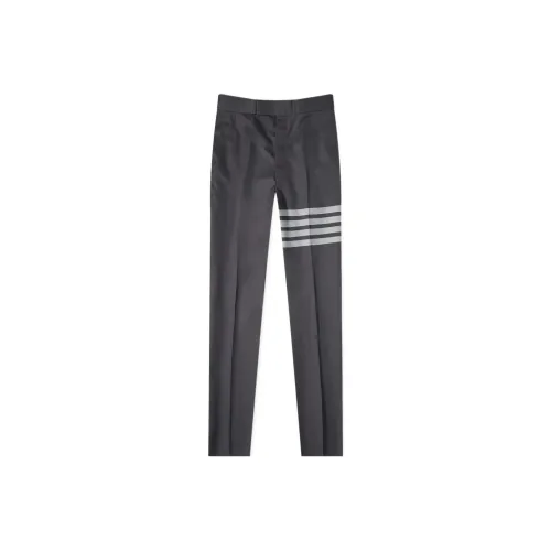 THOM BROWNE 4 Bar Turn Up Hem Tailored Trousers