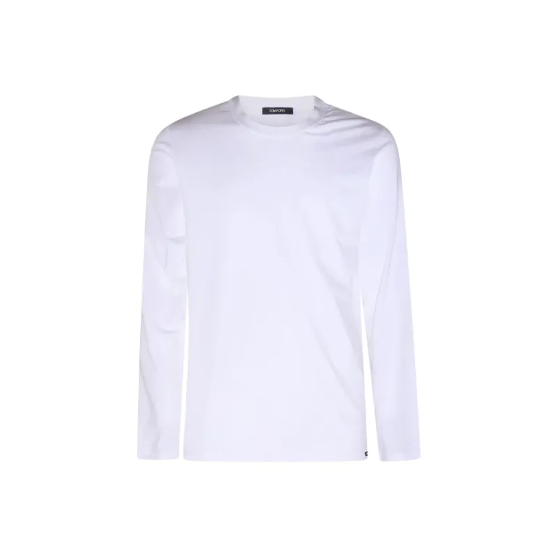 TOM FORD Logo Patch Long Sleeved T Shirt-0