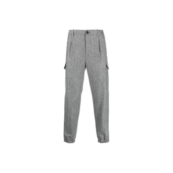 Brunello Cucinelli Pleat Detailed Zipped-Ankle Trousers