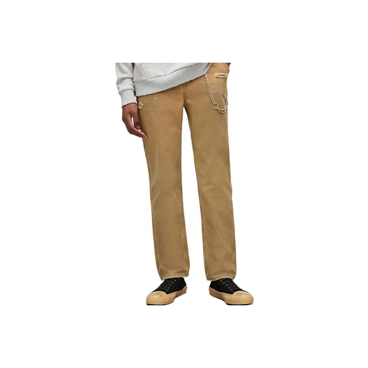 ALLSAINTS Carpenter Distressed Canvas Trousers-0