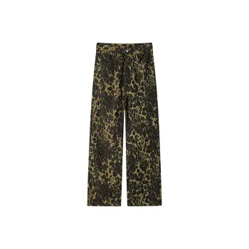 KSEK Jeans Unisex Leopard Print