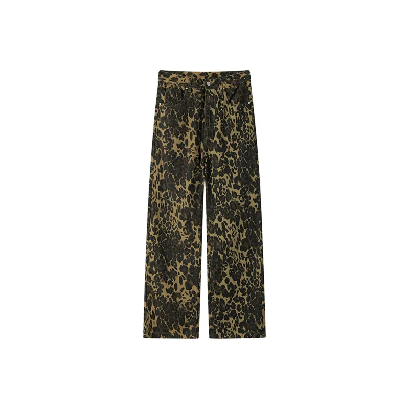 KSEK Jeans Unisex Leopard Print-0